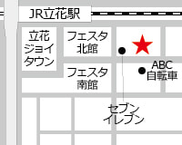 立花教室の地図