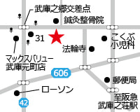 武庫之荘北教室の地図